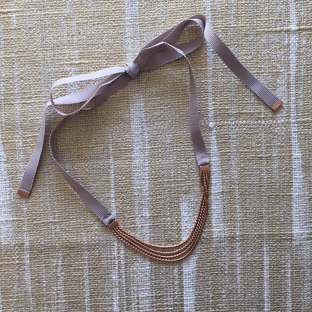 Keep Collective Rose Gold & Gray Necklace